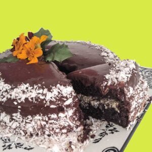 Bolo de Chocolate com Côco da Mathilda