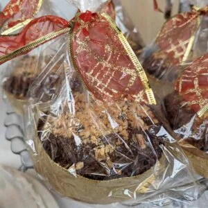 Bolo de Chocolate, Côco, Brigadeiro e Amêndoa