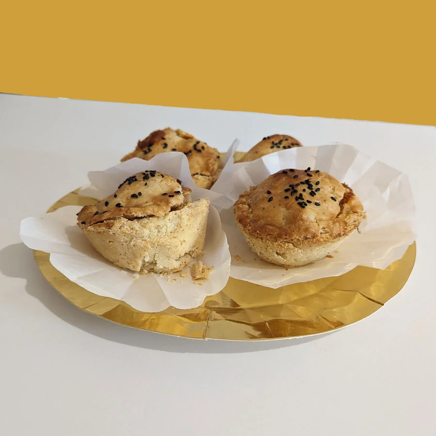 Empadas de camarão da Mathilda