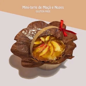 Mini-tartes de Maçã e Nozes Sem Glúten da Mathilda
