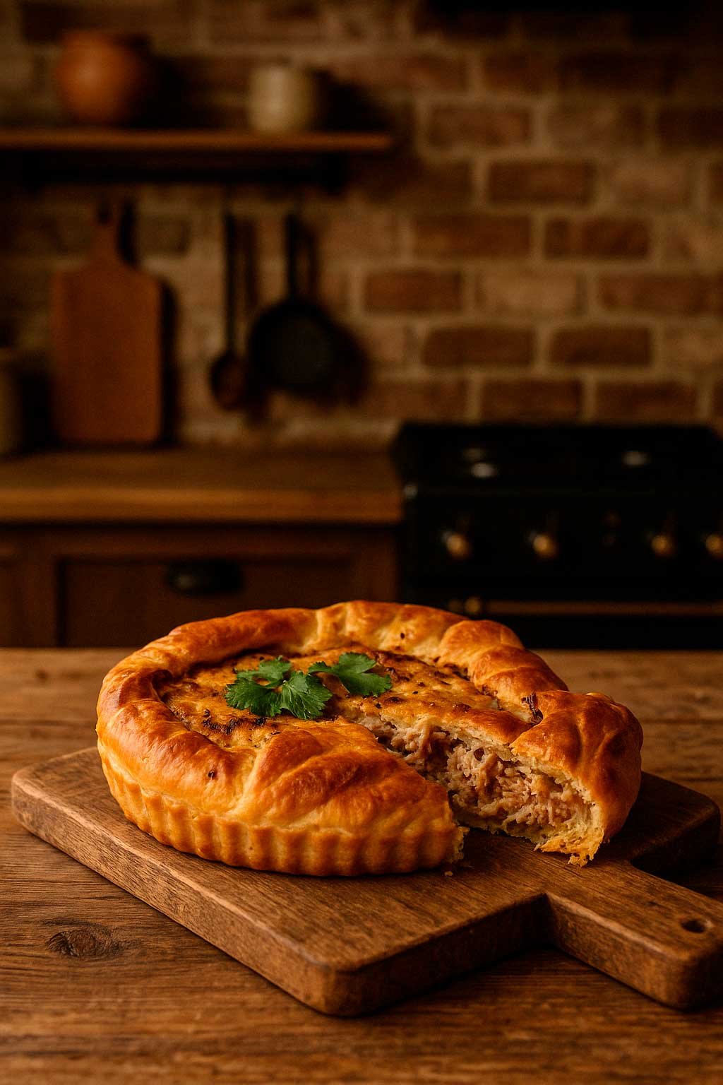 Tarte de atum rústica